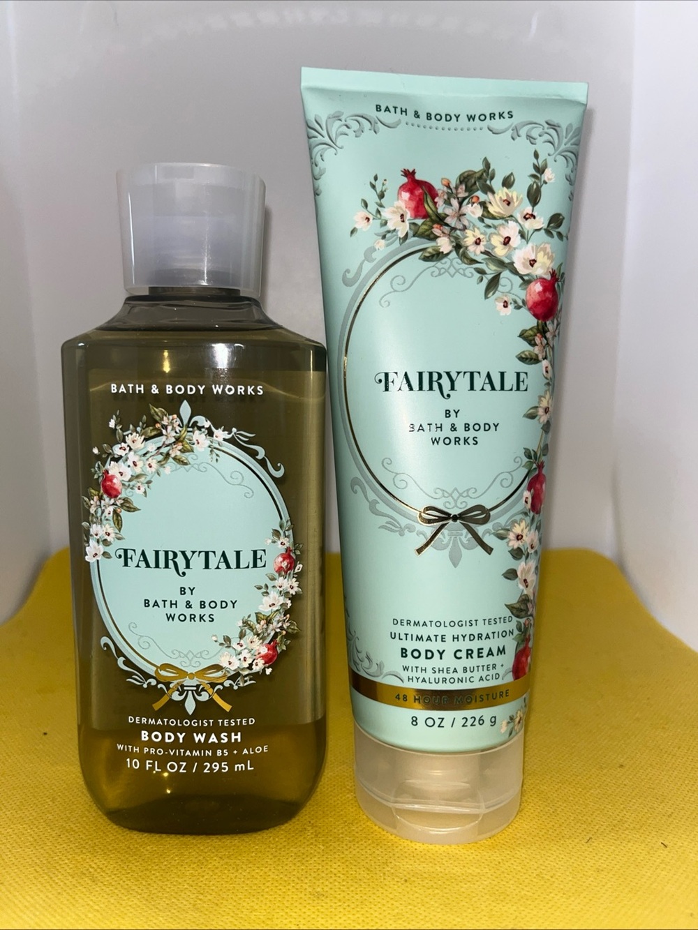 New Bath & Body Works Body Wash & Body Cream Fairytale set